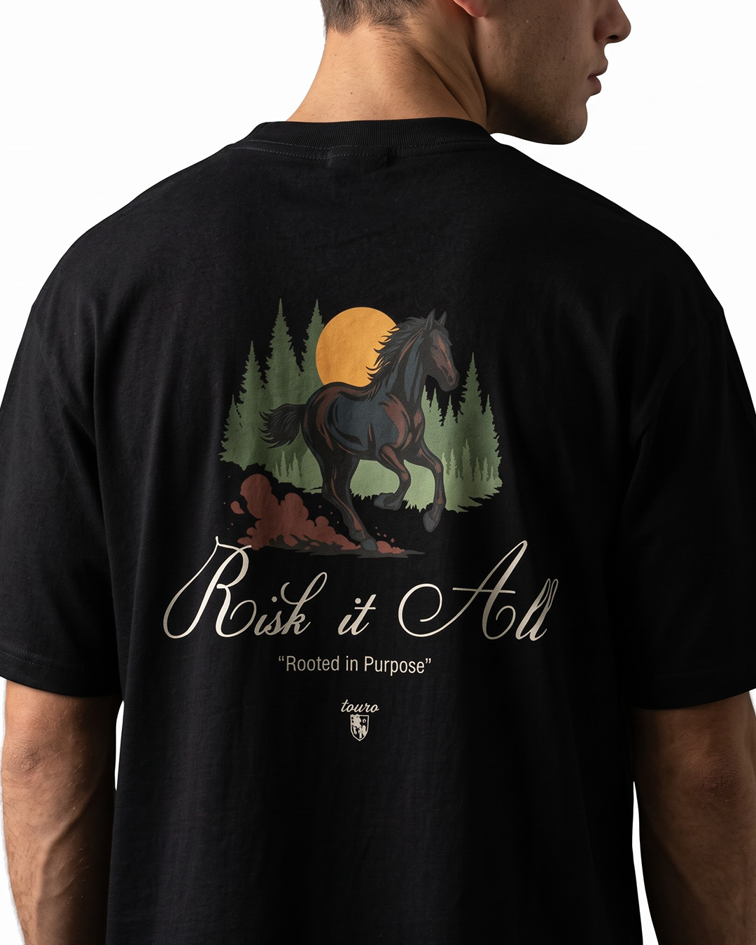 Black Gallop T-Shirt-4
