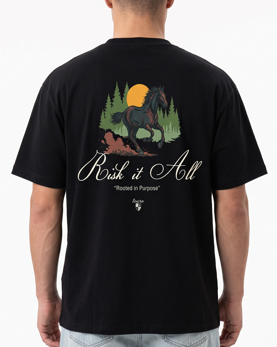 Black Gallop T-Shirt-9