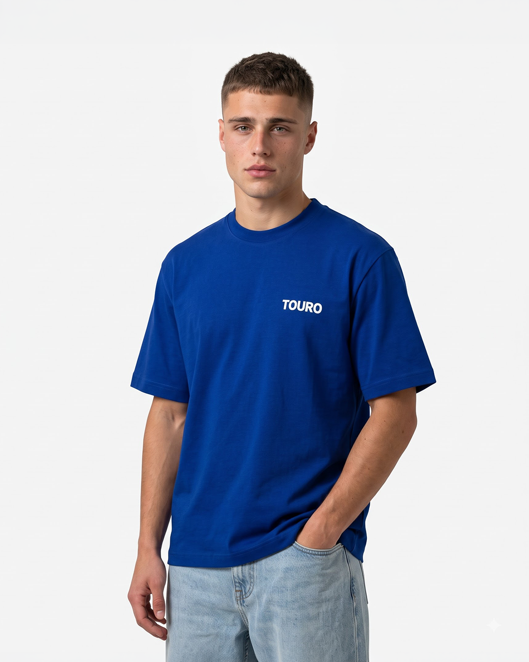Royal Blue Essential T-Shirt-3
