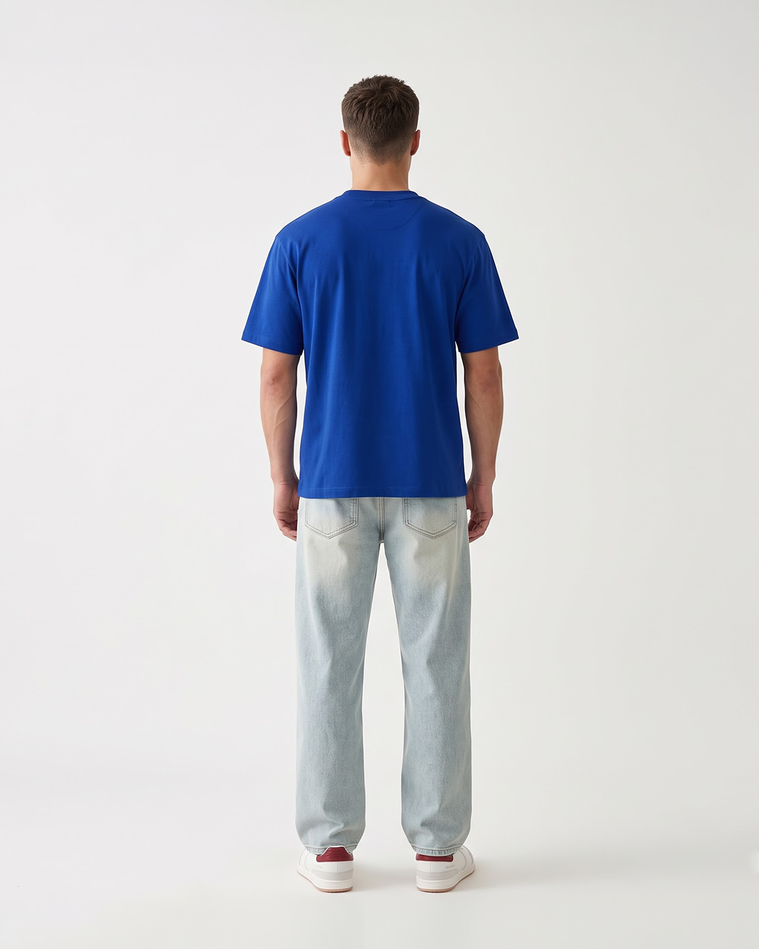 Royal Blue Essential T-Shirt-8