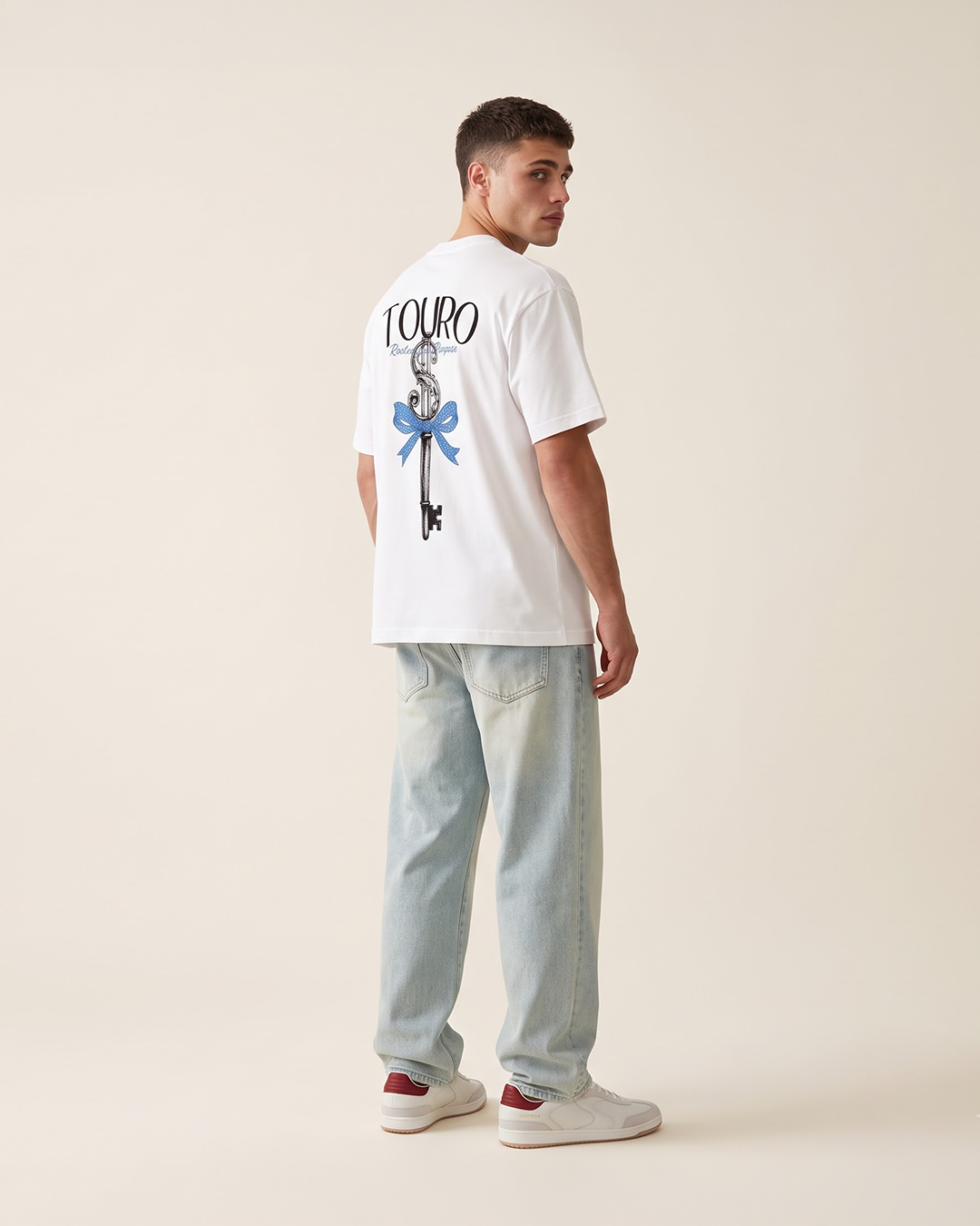 White Cipher T-Shirt-5