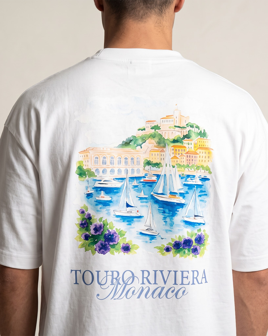 White Monaco Riviera Tee-9