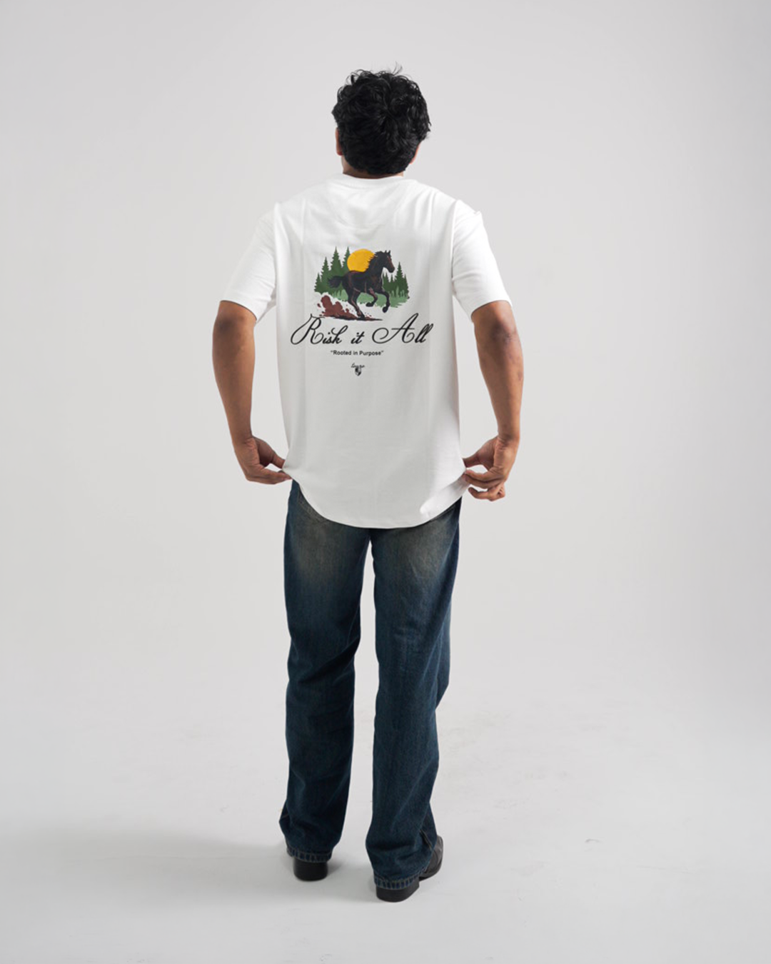 White Gallop T-Shirt-4