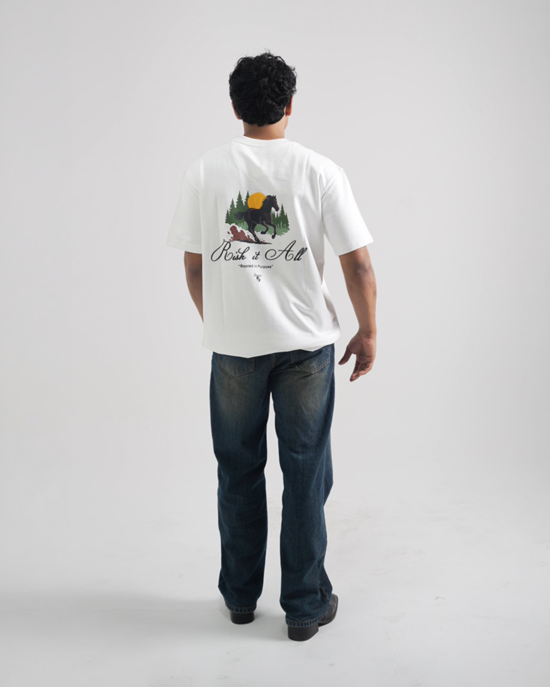 White Gallop T-Shirt-5