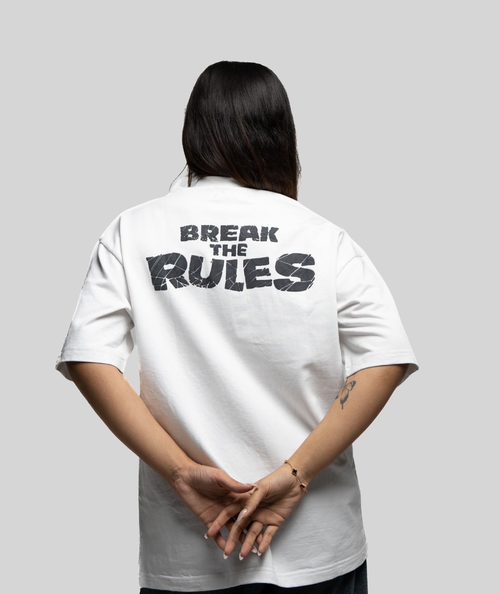 White Rulebreaker Tee