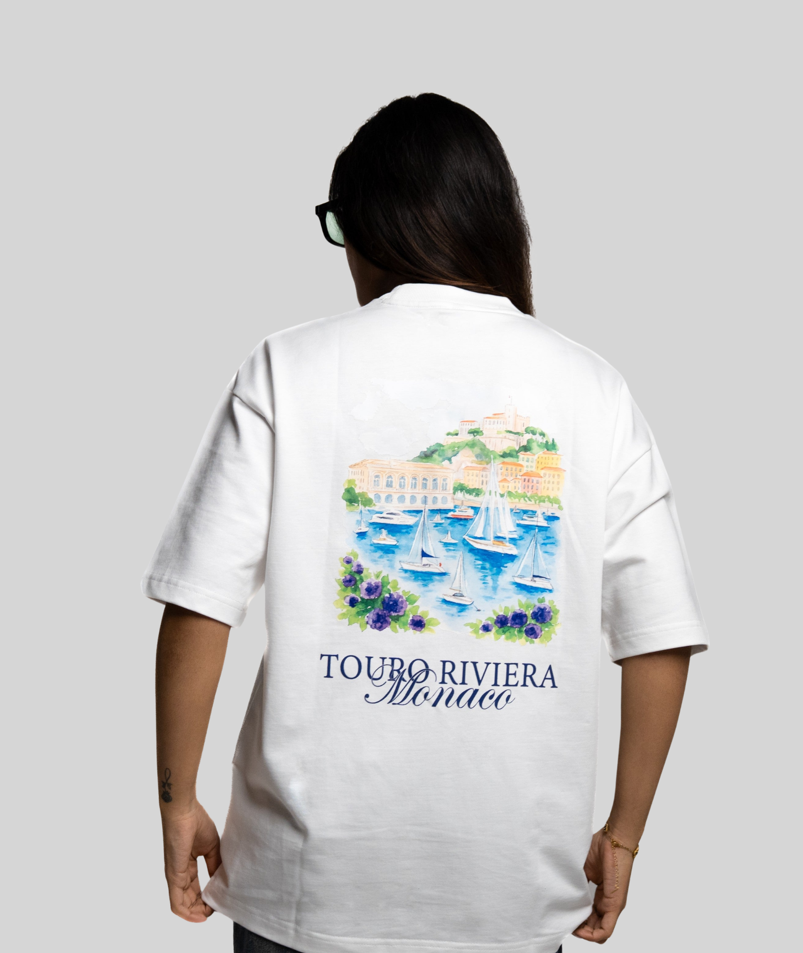 White Monaco Riviera Tee-3