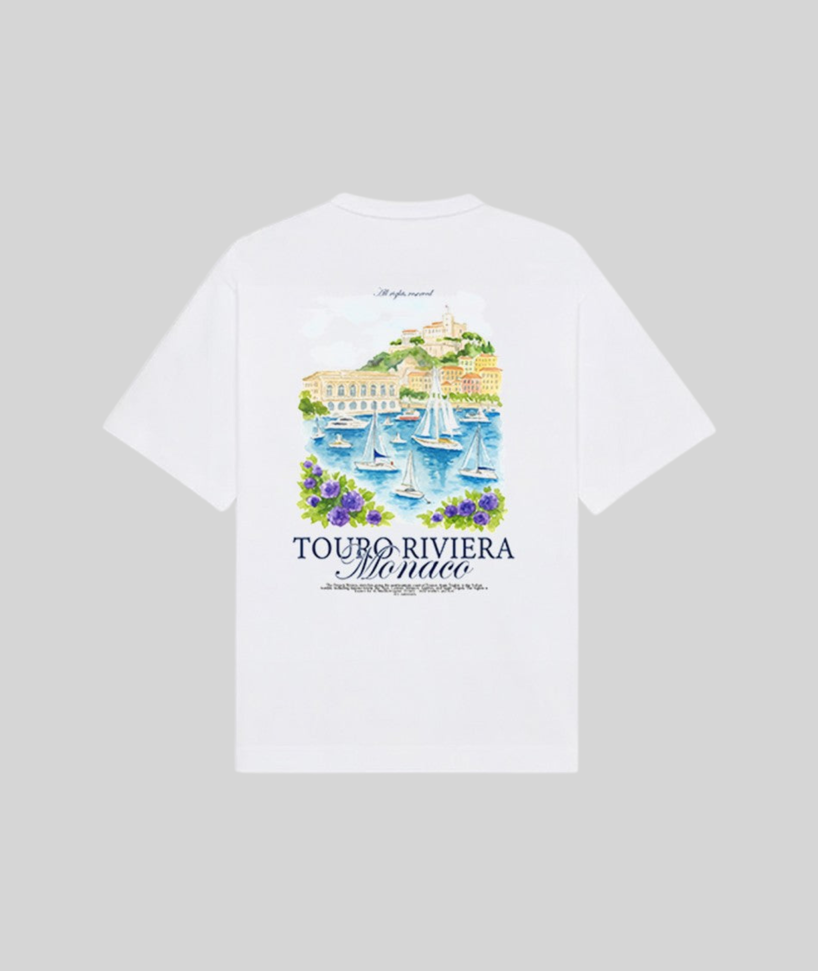 White Monaco Riviera Tee