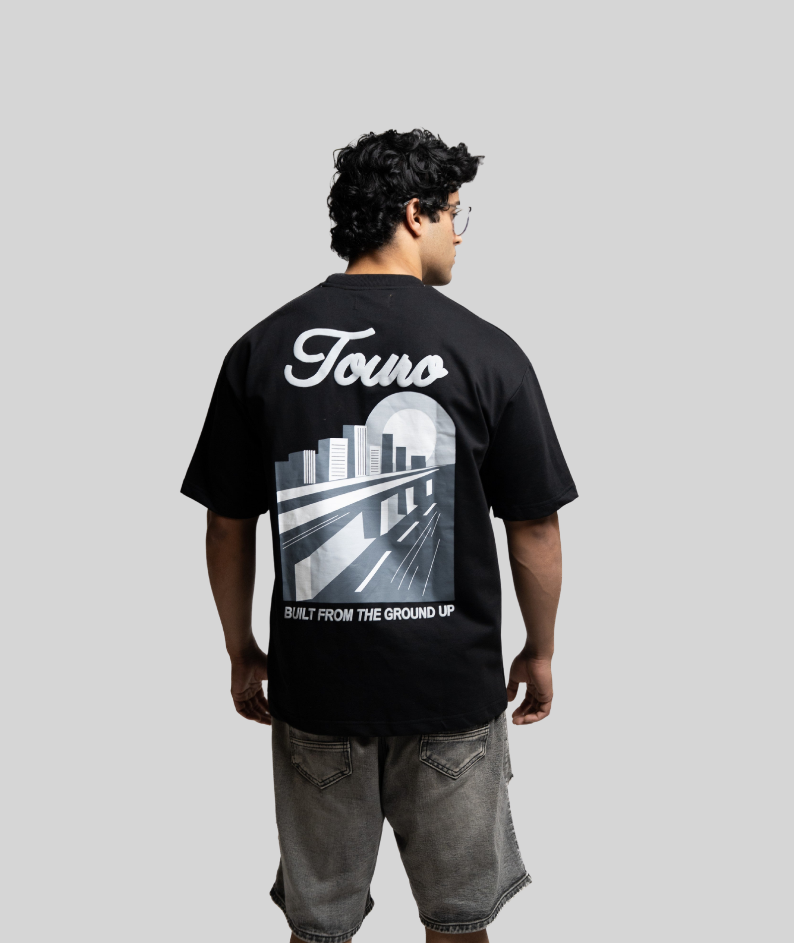 Black Skyline Tee-3