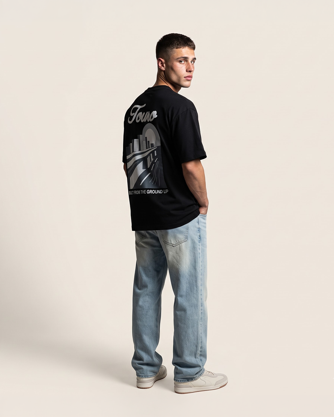 Black Skyline Tee-18