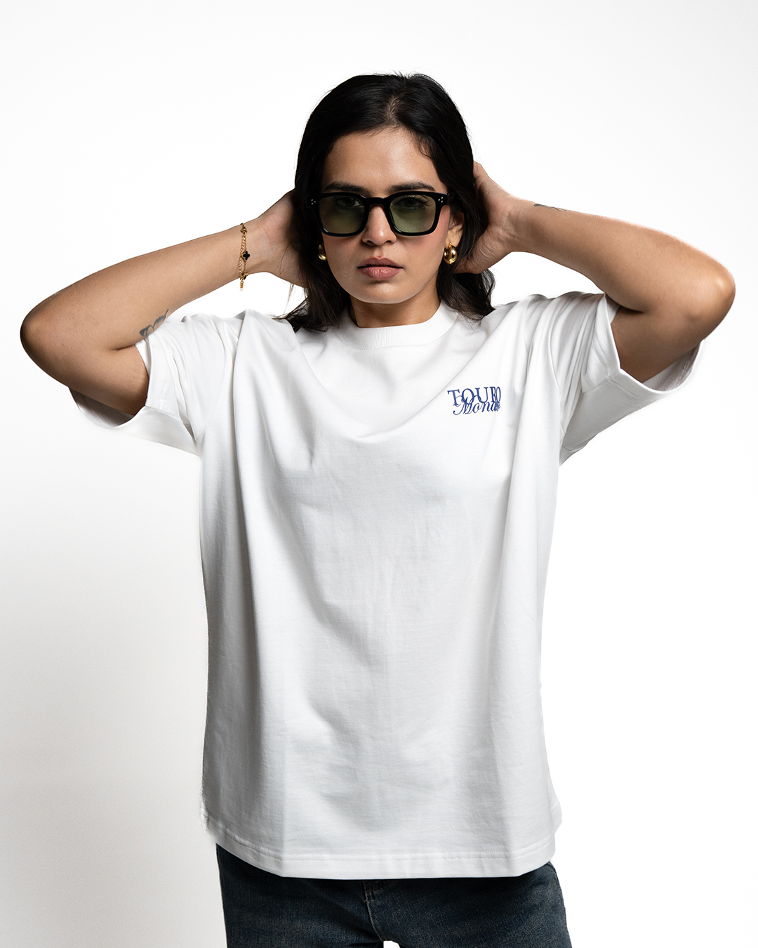 White Monaco Riviera Tee-7