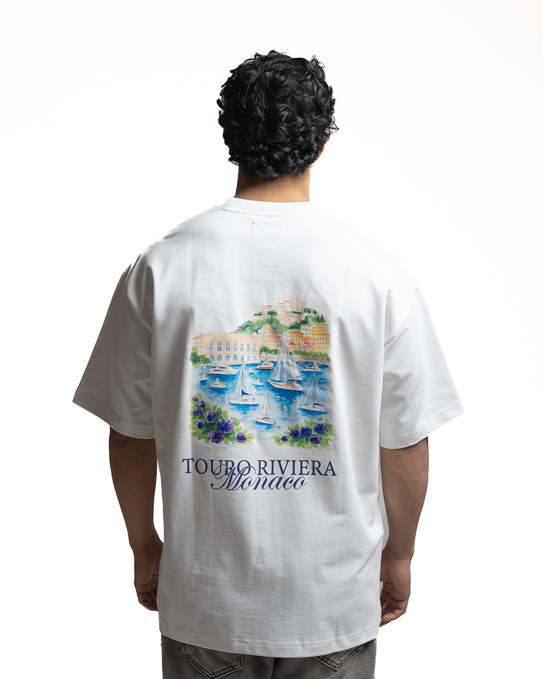 White Monaco Riviera Tee-5