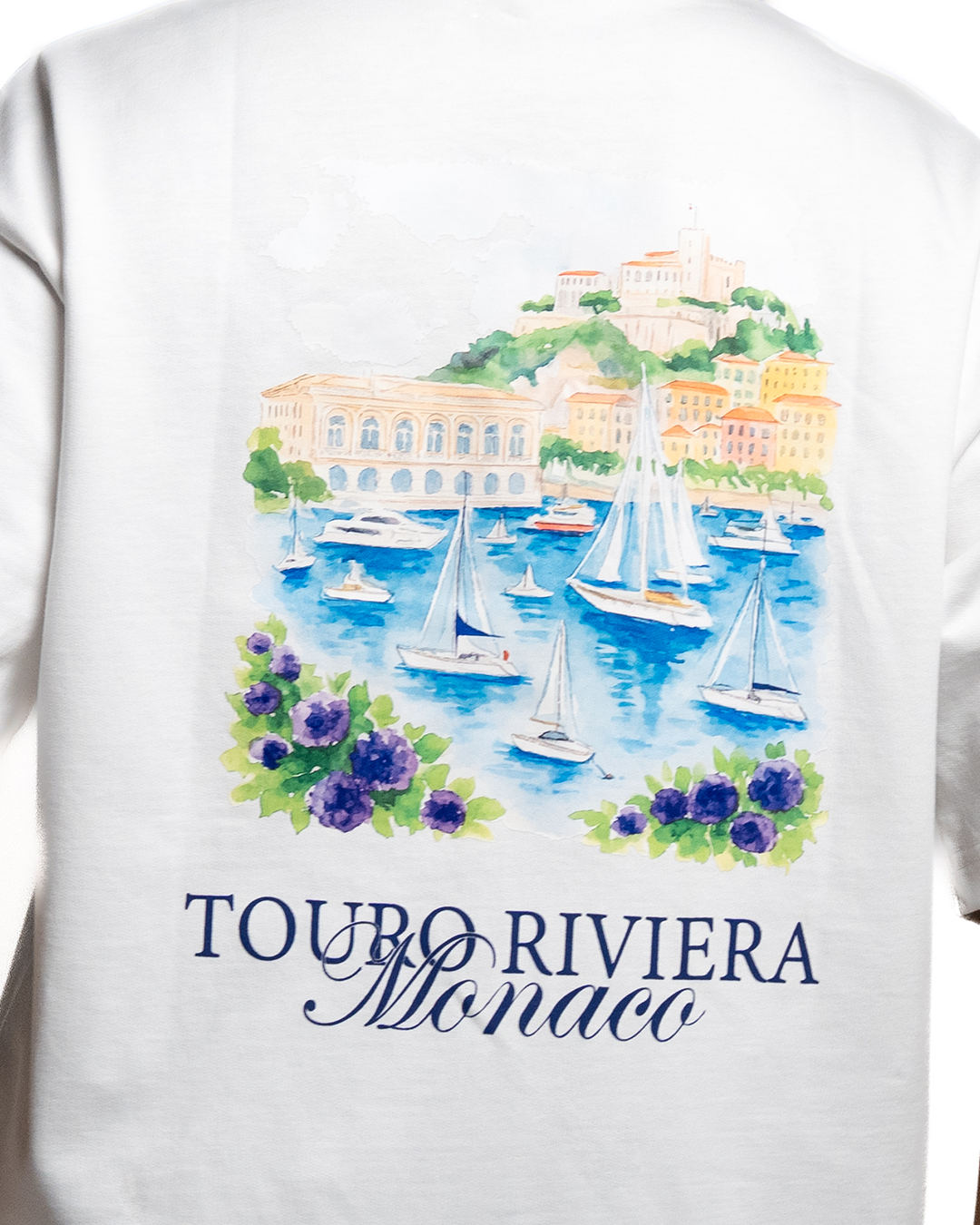 White Monaco Riviera Tee-6